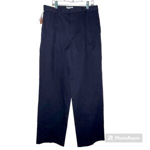 Dockers men’s 30x30 classic pleated navy signature khaki pants NWT